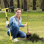 altdorff hand tiller for gardening, garden claw manual showing dimensions