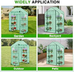yesker greenhouse 57"x29"x77" walk in green house, view 9