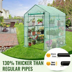 greengro greenhouse, 57 × 57 × 76" portable, close-up detail