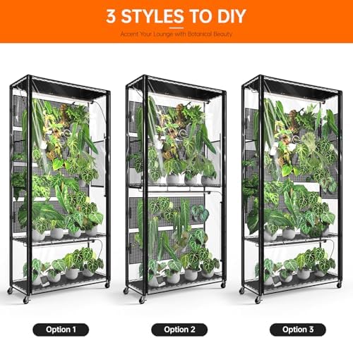 bstrip indoor greenhouse with grow light, pegboard and, package contents