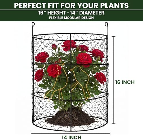 dhampooh garden cloches for plants, outdoor plant protectors, side view