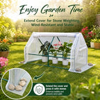 solayis mini greenhouse kit, 47.2" l x 23.6" on a desk or shelf