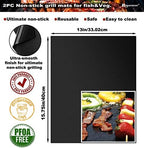 romanticist 23pcs must-have bbq grill accessories set with showing dimensions