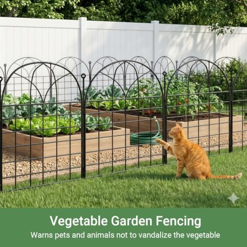 tall decorative garden fence, 25 ftx 32" h on a desk or shelf