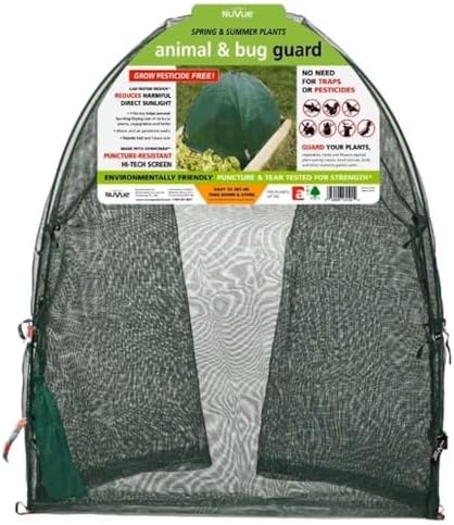 nuvue products 25200 pop-up garden netting animal and, front angle view
