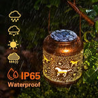 Horse Solar Lanterns Outdoor Waterproof Hanging Solar Lights Horse Gifts for Women Men Metal LED Decorative Light for Yard,Patio,Lawn,Tabletop,Pathway,Landscape,Garden Decor