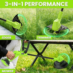 20v electric weed wacker & 650 cfm leaf, package contents