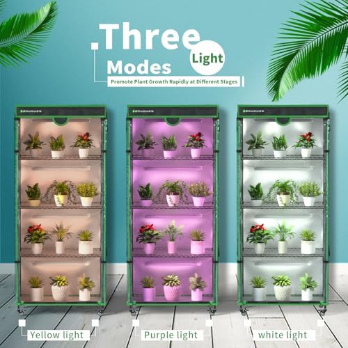 indoor greenhouse with grow light, mini greenhouse with, package contents