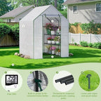 walk in greenhouses, 57 x 57 x 76 showing dimensions