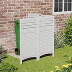 mrosaa outdoor fence privacy panels,resin privacy fence panels shown in use