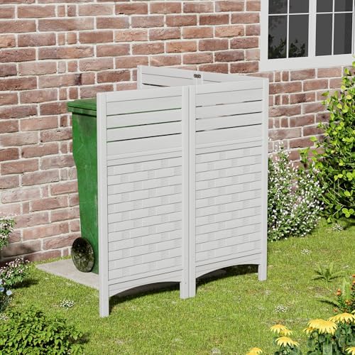 mrosaa outdoor fence privacy panels,resin privacy fence panels shown in use