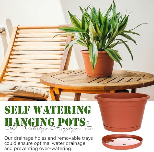 roshtia 20 pcs 10 inch hanging baskets for, side view