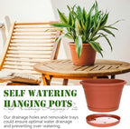 roshtia 20 pcs 10 inch hanging baskets for, side view