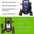 westinghouse epx3500 electric pressure washer, 2500 max psi showing dimensions