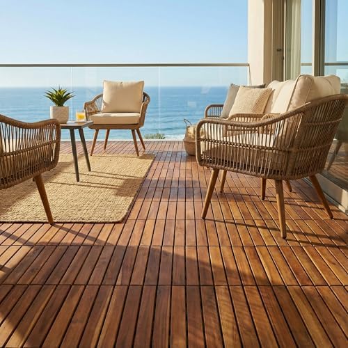 bare decor ez-floor interlocking flooring tiles in solid, view 9