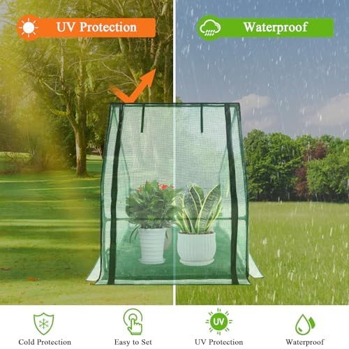 u'artlines portable mini greenhouse small green house 36x36x42, package contents