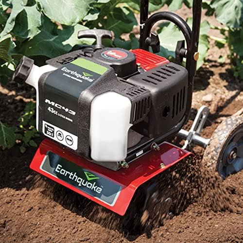 earthquake mc43 cultivator, 43cc 2-cycle viper engine, 6-10”, view 9