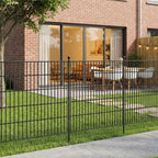 toolterritory 20 panels no dig garden fence with showing dimensions