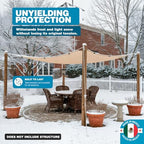 shade cloth 90% 10x12 ft, durable hdpe mesh, view 9