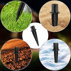 Metal Stakes Solar Lights Replacement Spike - Outdoor Ground Stake for Backyard Garden Lights Landscape Yard Pathway Patio Lamps Pole (Metal-8 Pack) - 0.78x5.36 inches