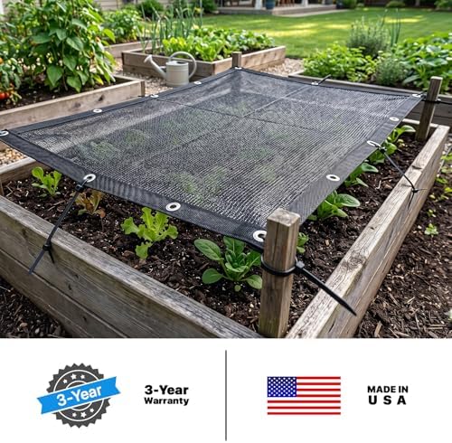royal shade 70% black shade cloth 16' x showing dimensions