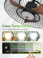 orison outdoor ceiling fans with lights for patio, package contents