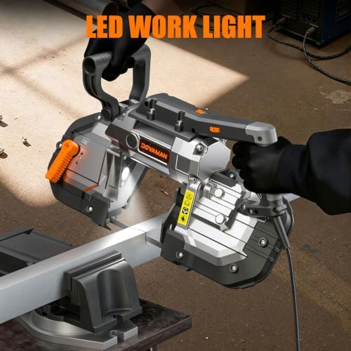 dovaman portable band saw, 10a variable speed, 5", package contents