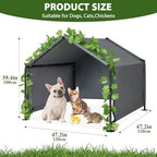 large dog shade for outside - outdoor dog, close-up detail