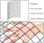 hacaroa 12 pack wire plant protectors from animals showing dimensions