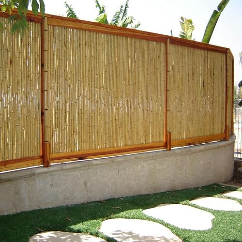 forever bamboo natural bamboo fencing decorative rolled fence, view 9