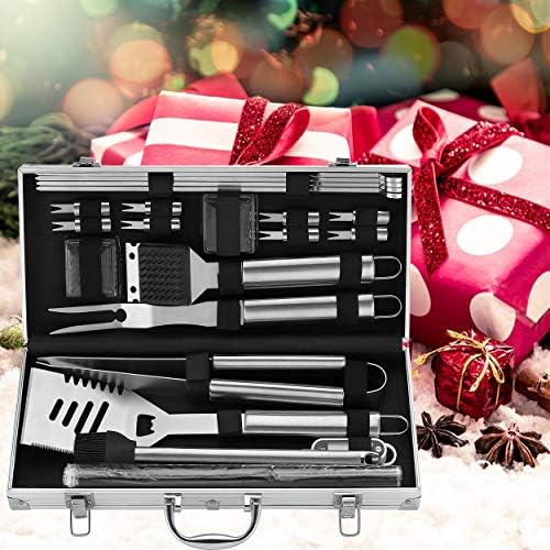 romanticist 23pcs must-have bbq grill accessories set with on a desk or shelf