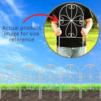 shoplala animal barrier (10 panels) 12x24in white metal, package contents