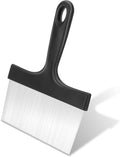 Heavy Duty Grill Scraper, 3-in-1 Stainless Steel Griddle Scraper | Comfort Grip Handle, Griddle Scraper for Blackstone Grill Accessories, Ideal for Flat Top Grill & Outdoor Barbecue Tools