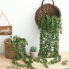 cewor 8pcs artificial succulents hanging greenery plants fake, package contents