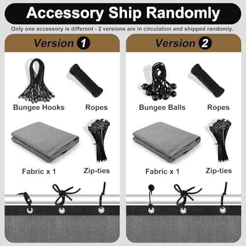 artpuch 90% sun shade cloth, 8 x 8 shown in use