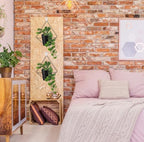 baderke 6 sets wall planters for indoor plants showing dimensions