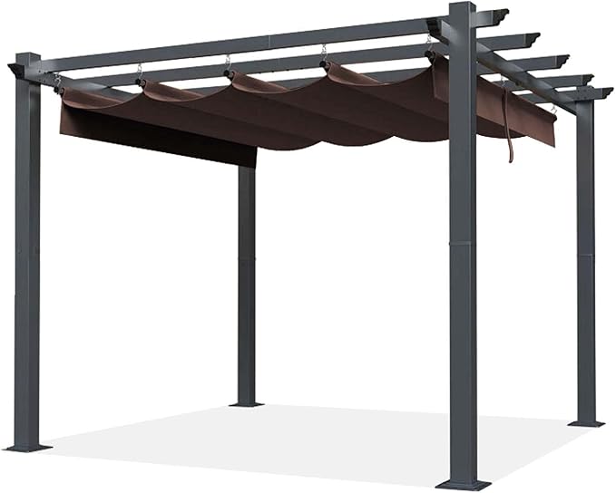 SCOCANOPY Replacement Cover Compatible with Home Depot Hampton Bay Pergola # GFM00467F,GFM00469A,(Brown)