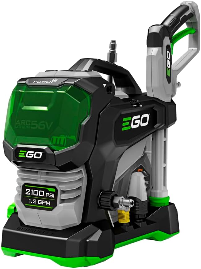 ego power+ electric pressure washer, 2100 psi power, main product view