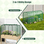 happygrill portable mini greenhouse with waterproof sun-protective pe, package contents
