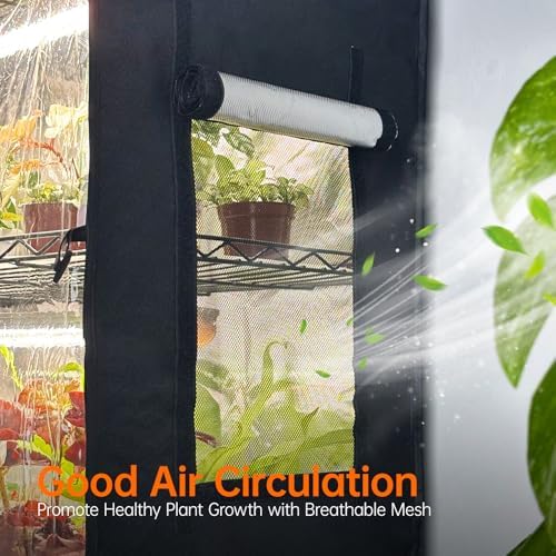 bstrip indoor greenhouse with grow light, oxford fabric, package contents