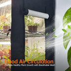 bstrip indoor greenhouse with grow light, oxford fabric, package contents