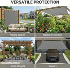 6x10 ft 90% outdoor sun shade cloth, reinforced on a desk or shelf