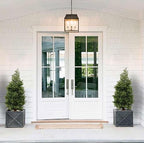 aveyas 3ft artificial cedar topiary trees for outdoor on a desk or shelf