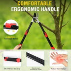 yesker 27-35" extendable loppers for tree trimming heavy, package contents