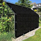 40% shade cloth 8×20ft hdpe mesh net with, front angle view