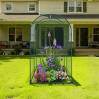 vevor crop cage, 5.9 x 2.98 x 4.9, front angle view