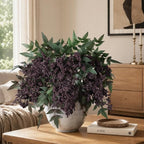 artificial plants indoor 3 pcs 35 inch faux, side view