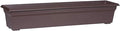 Root & Vessel 16363, Brown, Countryside Flower Box Planter, 36-Inch