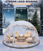 dome tent for garden , geodesic dome greenhouse, package contents