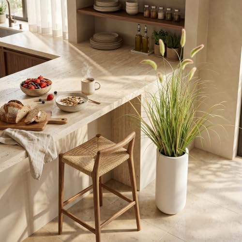 3ft artificial foxtail grass plants, faux grass indoor, view 9